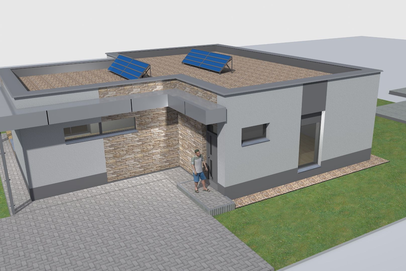 TARGETreal | Na predaj, 3 nízkoenergetické bungalovy, novostavba Ovčiarsko (3 z 5 voľné)