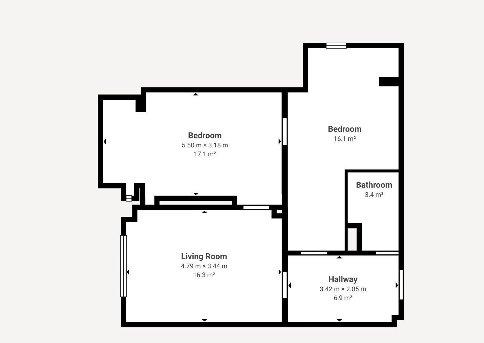 2-izbový byt s balkónom a loggiou - rekonštrukcia podľa vlastných predstáv | Hurbanova, Martin