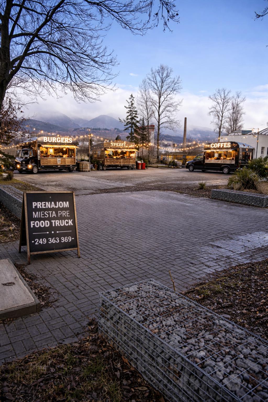 Prenájom plochy pre váš Food Truck na ulici Robotnícka 30