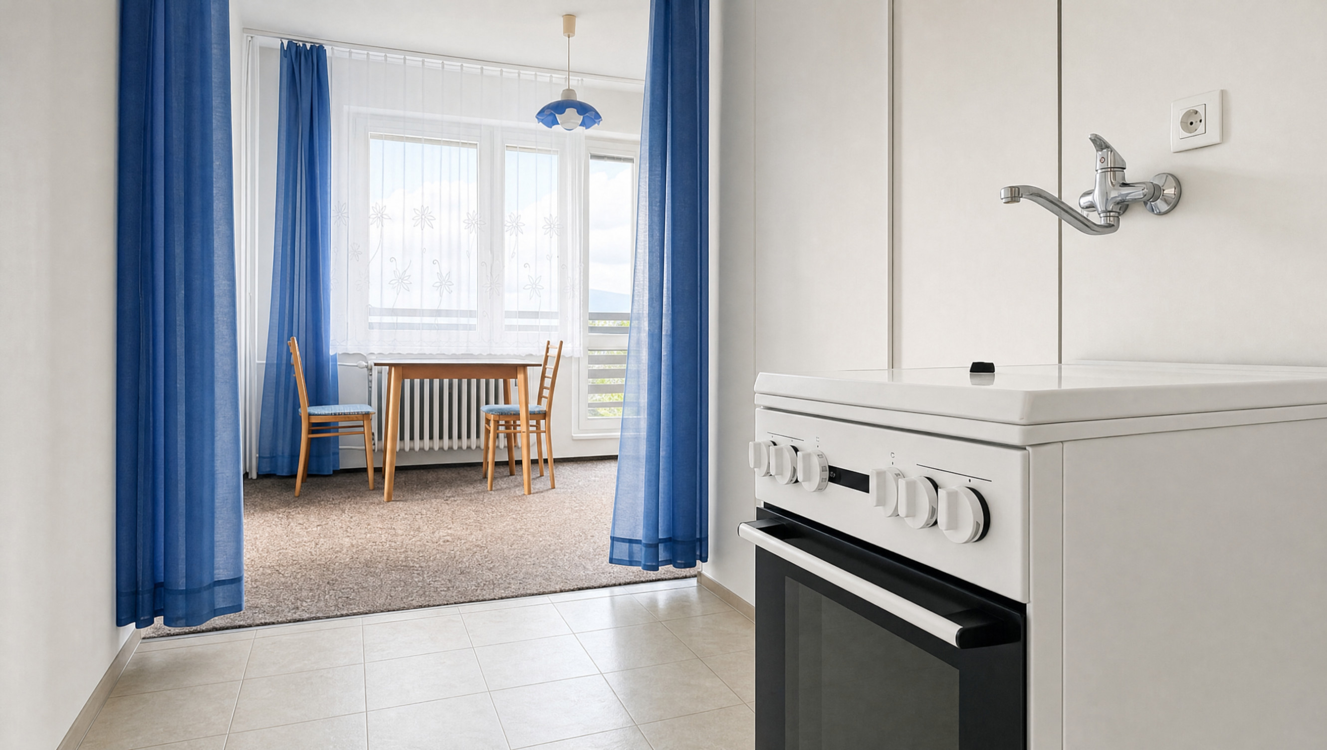 Priestranný 2 izbový byt po čiastočnej rekonštrukcii 65 m² | Balkón + loggia, výhľad na Fatru a Martinské hole | Hurbanova, Martin