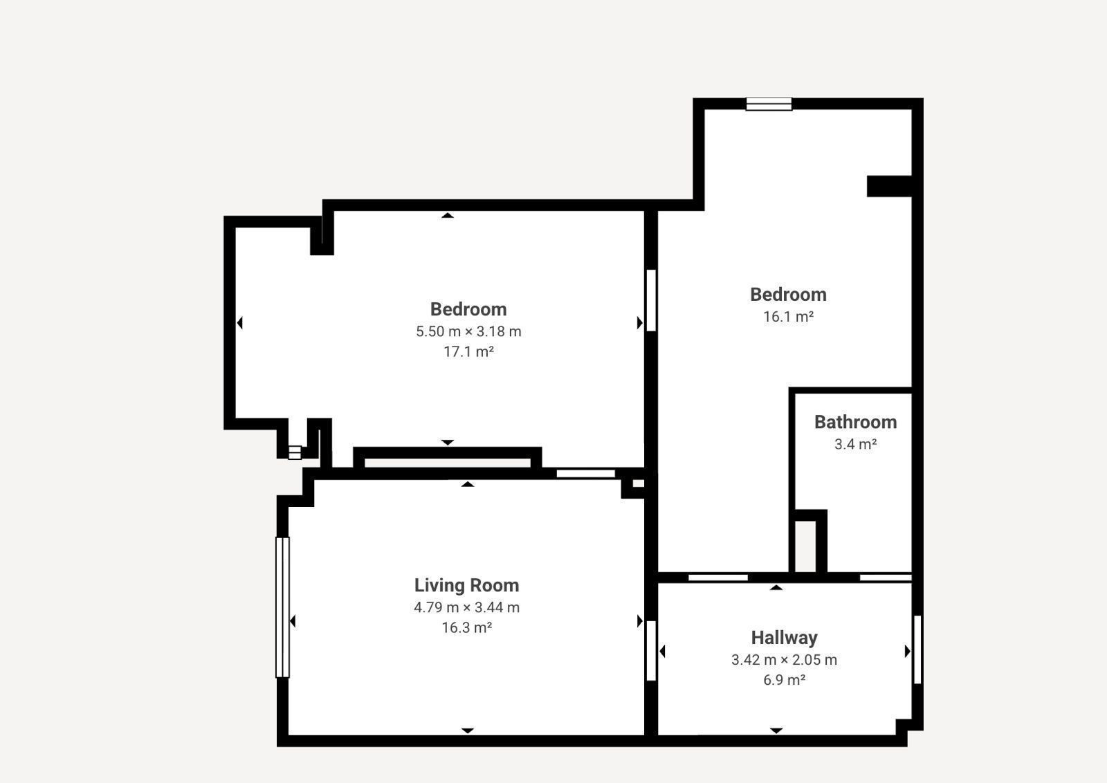2-izbový byt s balkónom a loggiou - rekonštrukcia podľa vlastných predstáv | Hurbanova, Martin