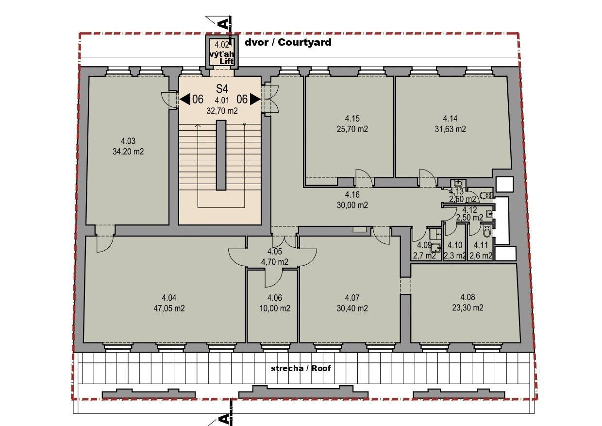 Na predaj, kancelárske priestory , 249,6m², Staré mesto - Panská ul.