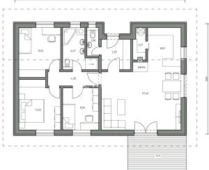 TARGETreal | Moderný 4-izbový bungalov s terasou holodom od 187 000 € bez DPH. - Ivančiná pri Turčianskych Tepliciach 