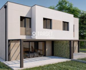 TARGETreal | 1/2 Predaný, Na predaj: Dvojdom v Čiernom – 4-izbová novostavba v štádiu holodom