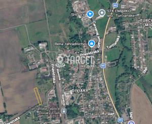 TARGETreal | Predaj priemyselného pozemku - Turčianske Teplice – Diviaky (ul. Prievidzská)