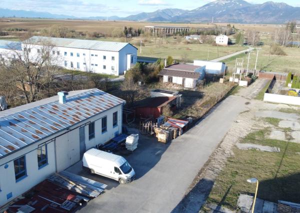 Na predaj, Výrobná/skladová hala s administratívou, Turčianske Teplice, priemyselná zóna, TARGETreal