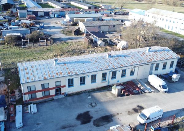 Na predaj, Výrobná/skladová hala s administratívou, Turčianske Teplice, priemyselná zóna, TARGETreal