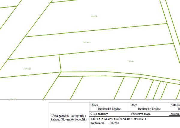 TARGETreal | Ponúka na predaj pozemky pri ceste I. triedy neďaleko Turčianskych Teplíc