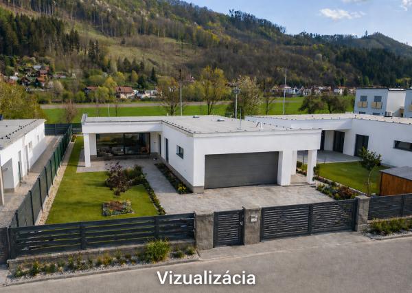 TARGETreal | Exkluzívna novostavba 4-izbového bungalovu s dvojgarážou – Teplička nad Váhom
