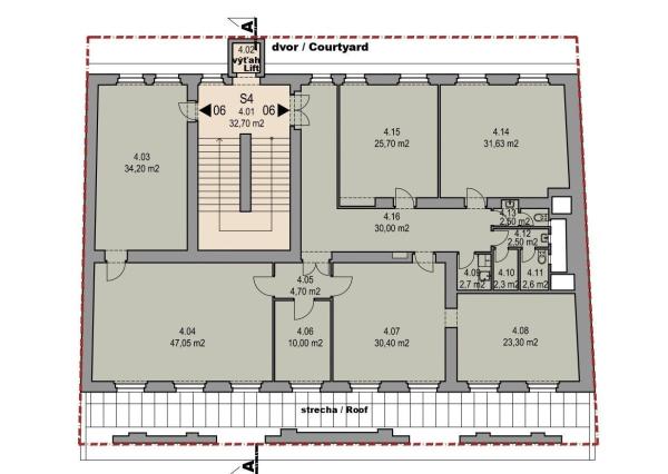 Na predaj, kancelárske priestory , 249,6m², Staré mesto - Panská ul.
