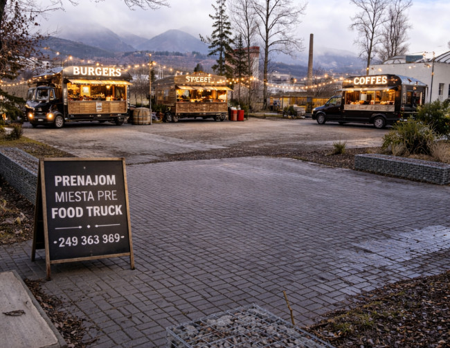 Prenájom plochy pre váš Food Truck na ulici Robotnícka 30