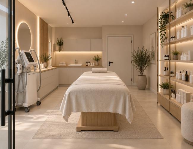 Prenájom plne vybaveného salónu pre kozmetičku, maséra alebo fyzioterapeuta | Zariadenie na endermológiu | Martin